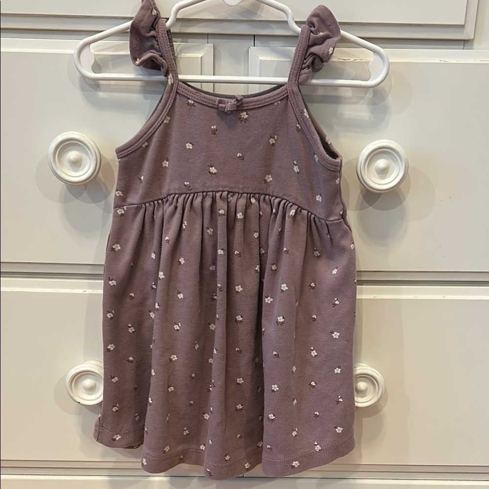 Jamie Kay Lavender Dress with Floral Accents